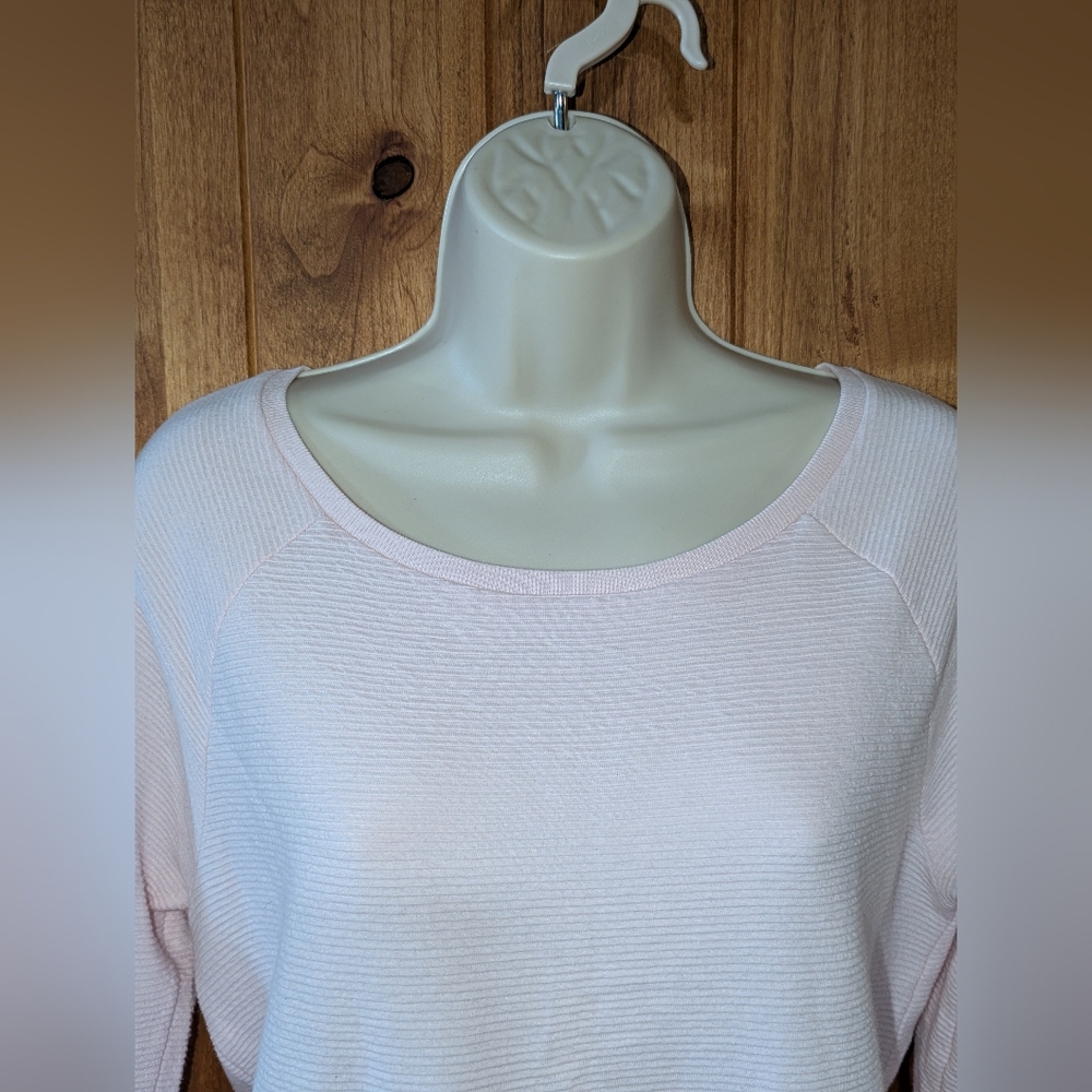 GAP Pink Relaxed Ribbed Top - Picture 2 of 7